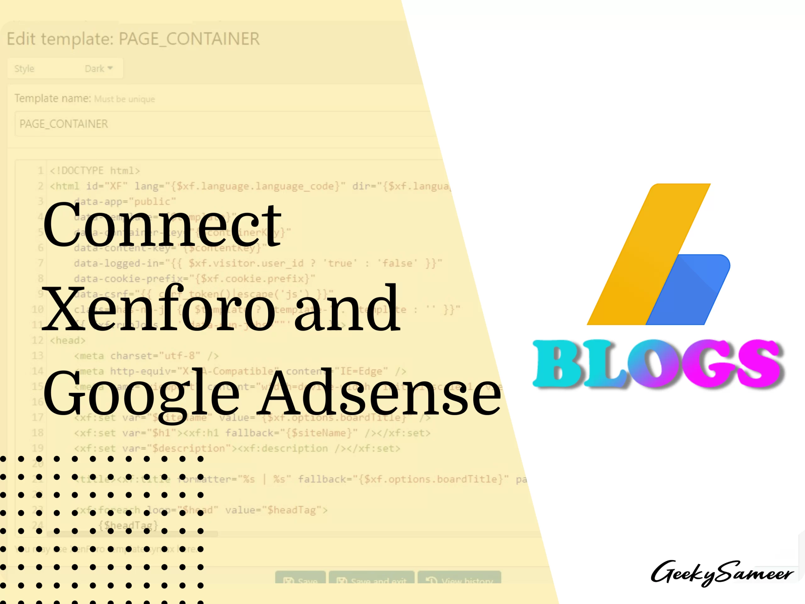 connect xenforo forum and google adsense