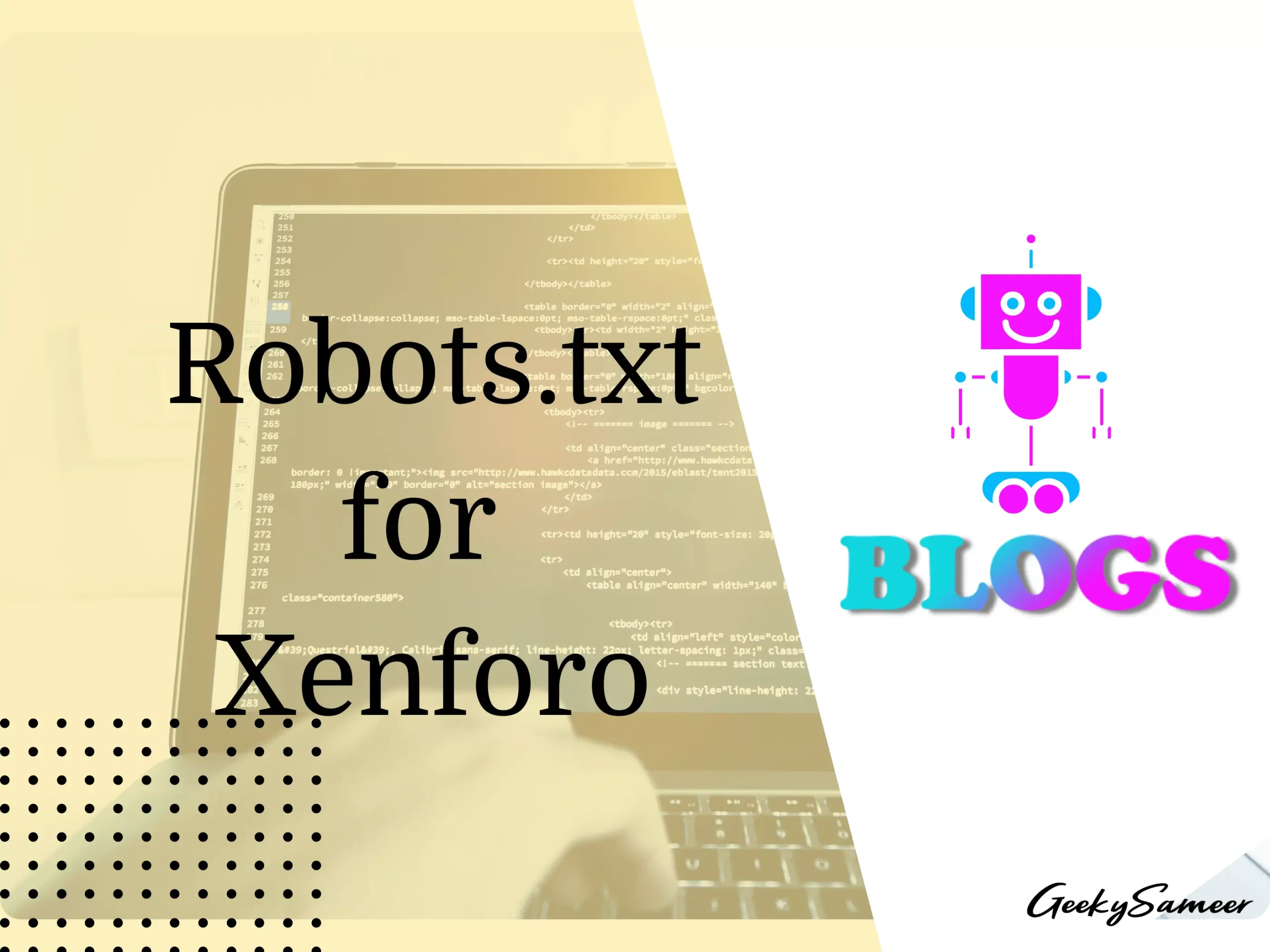 How to write a robots.txt in xenforo
