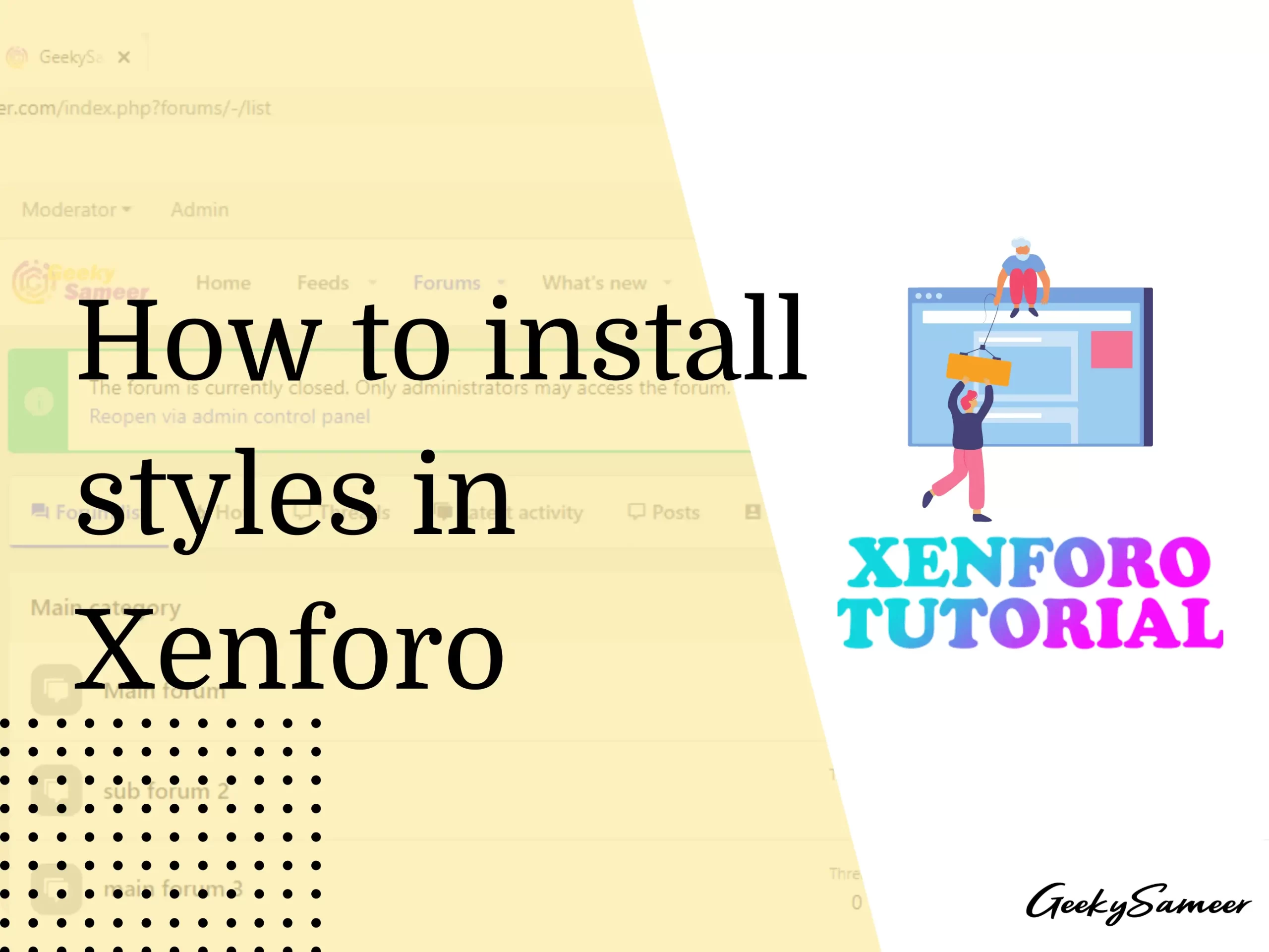 install style themes in xenforo forum scaled