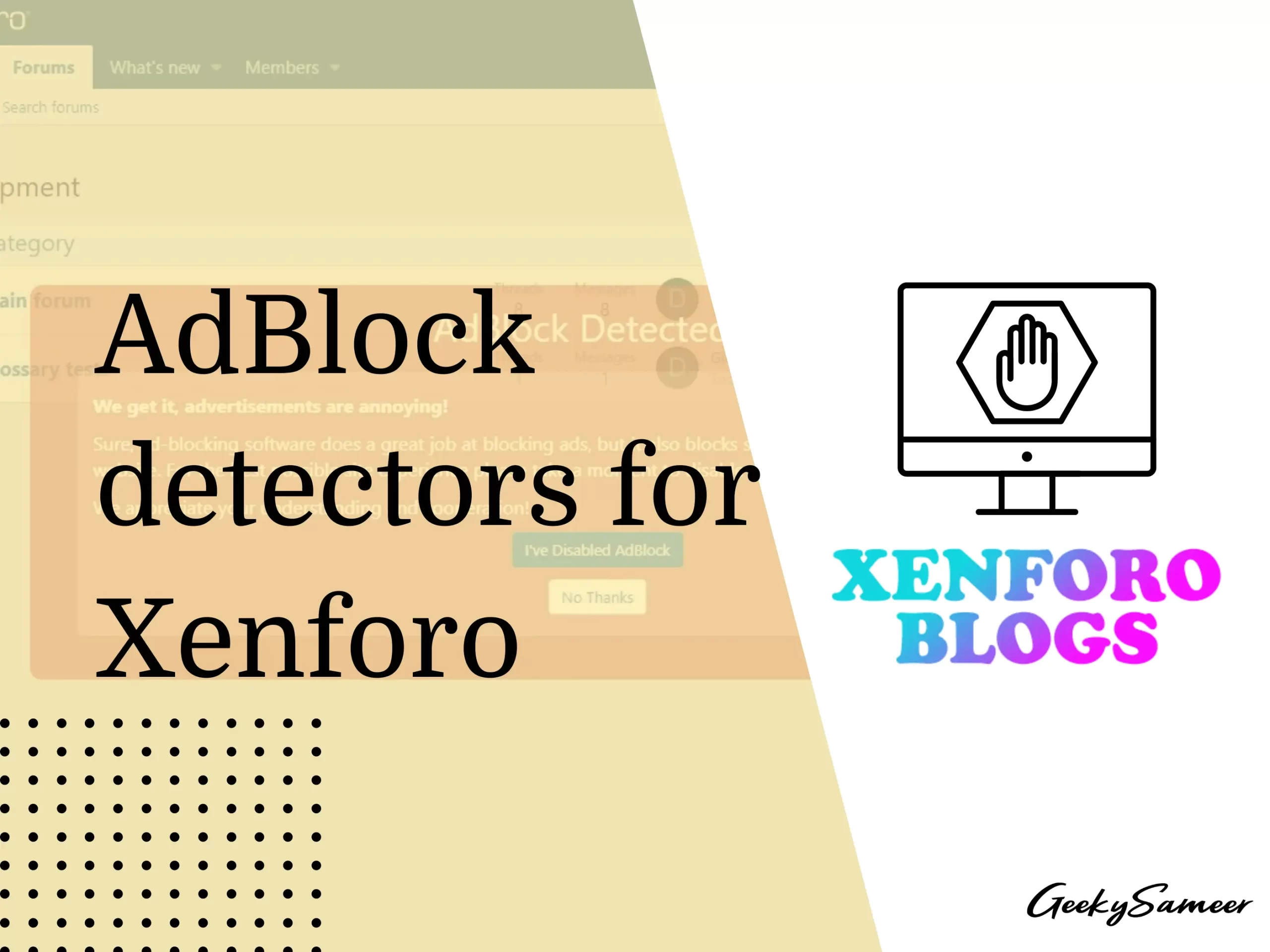 adblock detector addons for xenforo