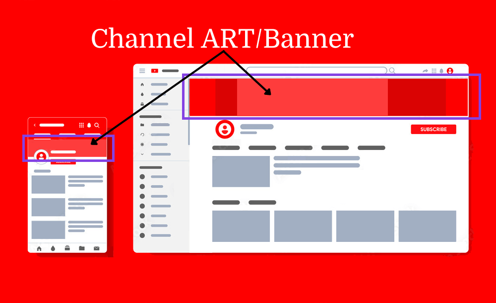 youtube channel art banner graphics