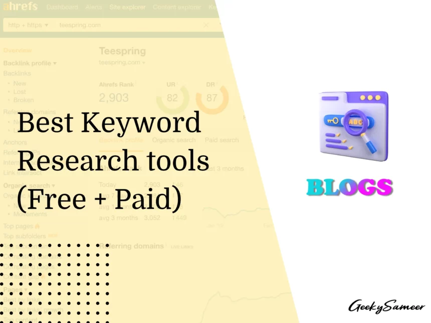 best keyword research tools for begineers