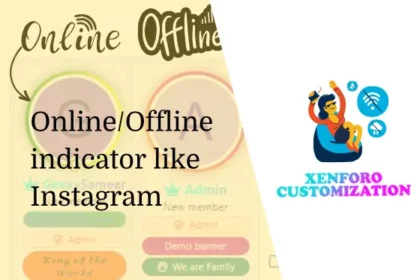 online offline indicator in xenforo