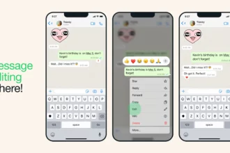 now you can edit whatsapp messages