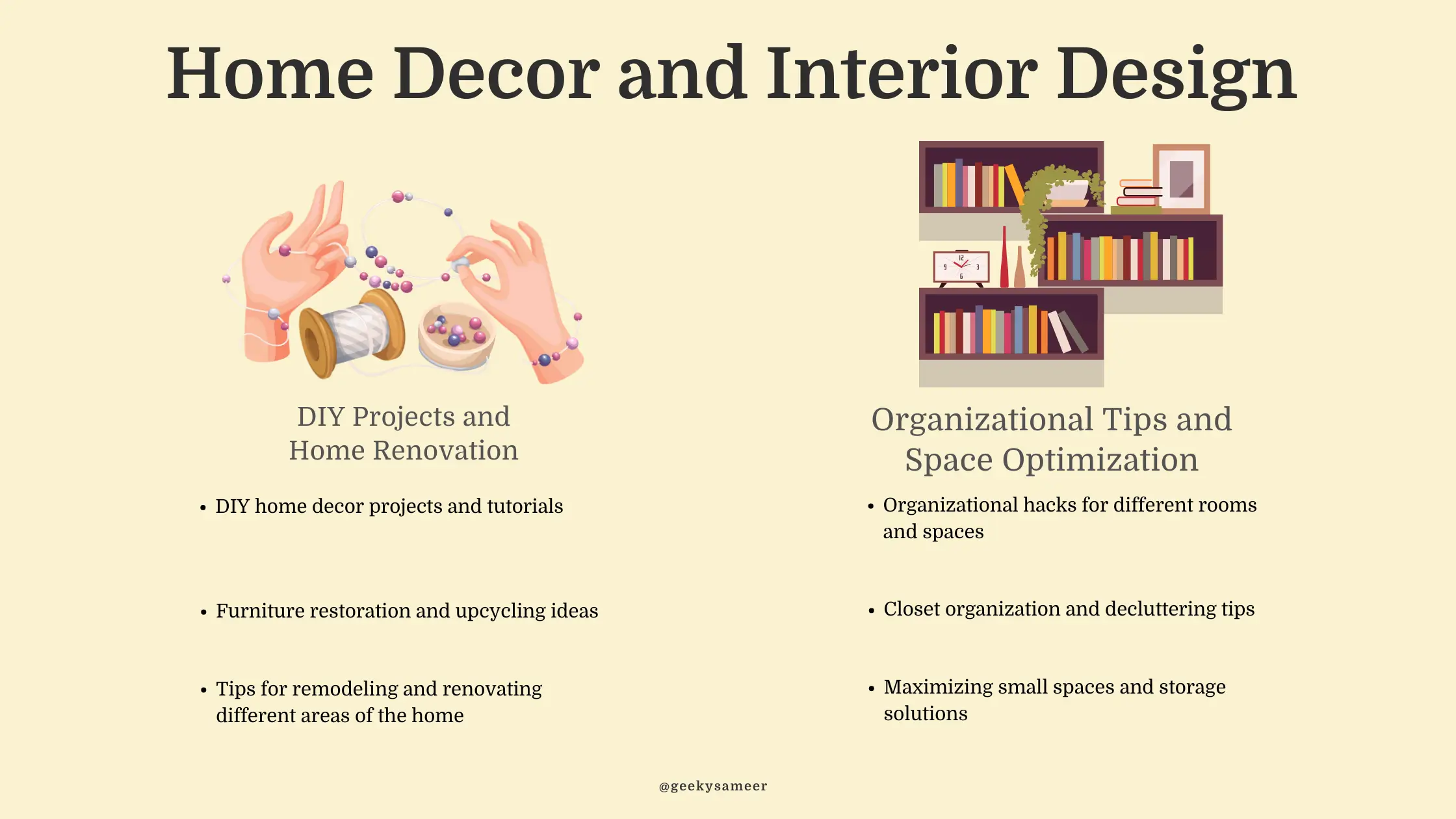 blogging niches for Home Decor and Interior Design
