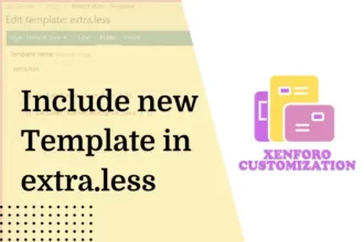 xenforo - how to create new template and use it